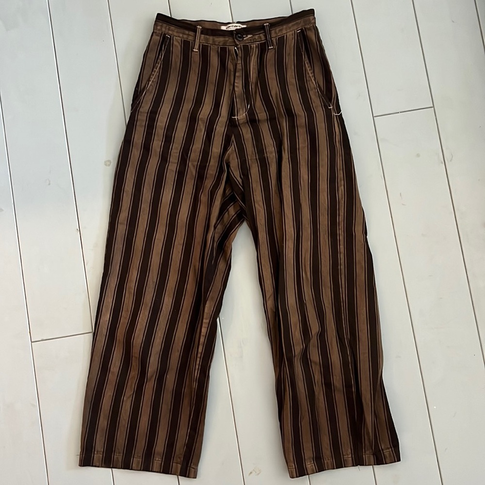 carhartt WIP cardony pant size 24 overdyed brown/ black